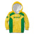 Custom Brazil Football Kid Hoodie Vamos Selecao - Yellow - Wonder Print Shop