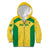 Custom Brazil Football Kid Hoodie Vamos Selecao - Yellow - Wonder Print Shop