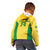 Custom Brazil Football Kid Hoodie Vamos Selecao - Yellow - Wonder Print Shop