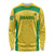 Custom Brazil Football Long Sleeve Shirt Vamos Selecao - Yellow - Wonder Print Shop