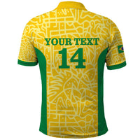 Custom Brazil Football Polo Shirt Vamos Selecao - Yellow - Wonder Print Shop