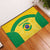 Custom Brazil Football Rubber Doormat Vamos Selecao - Yellow - Wonder Print Shop