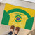 Custom Brazil Football Rubber Doormat Vamos Selecao - Yellow - Wonder Print Shop