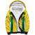 Custom Brazil Football Sherpa Hoodie Vamos Selecao - Yellow - Wonder Print Shop