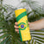 Custom Brazil Football Skinny Tumbler Vamos Selecao - Yellow - Wonder Print Shop