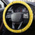 Brazil Football Steering Wheel Cover Vamos Selecao - Yellow - Wonder Print Shop