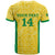 Custom Brazil Football T Shirt Vamos Selecao - Yellow - Wonder Print Shop
