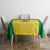 Custom Brazil Football Tablecloth Vamos Selecao - Yellow - Wonder Print Shop