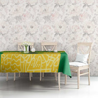 Custom Brazil Football Tablecloth Vamos Selecao - Yellow - Wonder Print Shop