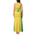 Custom Brazil Football Tank Maxi Dress Vamos Selecao - Yellow - Wonder Print Shop