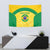 Custom Brazil Football Tapestry Vamos Selecao - Yellow - Wonder Print Shop