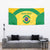 Custom Brazil Football Tapestry Vamos Selecao - Yellow - Wonder Print Shop