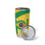 Custom Brazil Football Tumbler Cup Vamos Selecao - Yellow - Wonder Print Shop