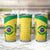 Custom Brazil Football Tumbler Cup Vamos Selecao - Yellow - Wonder Print Shop
