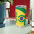 Custom Brazil Football Tumbler Cup Vamos Selecao - Yellow - Wonder Print Shop