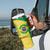 Custom Brazil Football Tumbler With Handle Vamos Selecao - Yellow - Wonder Print Shop