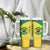 Custom Brazil Football Tumbler With Handle Vamos Selecao - Yellow - Wonder Print Shop
