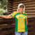 Custom Brazil Football Women Polo Shirt Vamos Selecao - Yellow - Wonder Print Shop