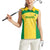 Custom Brazil Football Women Sleeveless Polo Shirt Vamos Selecao - Yellow - Wonder Print Shop