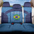 Custom Brazil Football Back Car Seat Cover Vamos Selecao - Blue - Wonder Print Shop