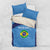 Custom Brazil Football Bedding Set Vamos Selecao - Blue - Wonder Print Shop