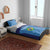 Custom Brazil Football Bedding Set Vamos Selecao - Blue - Wonder Print Shop