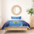 Custom Brazil Football Bedding Set Vamos Selecao - Blue - Wonder Print Shop