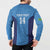 Custom Brazil Football Button Sweatshirt Vamos Selecao - Blue - Wonder Print Shop