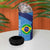 Custom Brazil Football 4 in 1 Can Cooler Tumbler Vamos Selecao - Blue - Wonder Print Shop