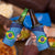 Custom Brazil Football 4 in 1 Can Cooler Tumbler Vamos Selecao - Blue - Wonder Print Shop