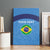 Custom Brazil Football Canvas Wall Art Vamos Selecao - Blue - Wonder Print Shop