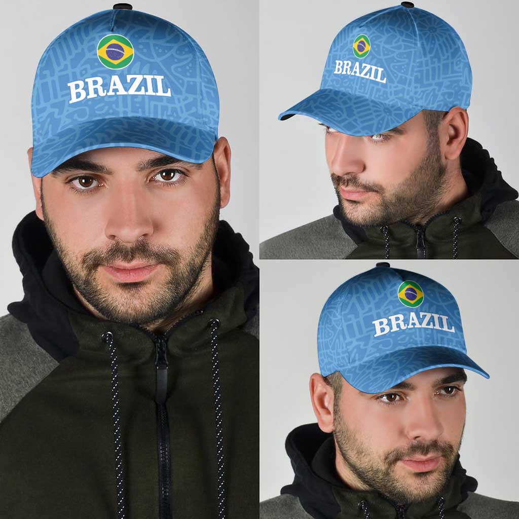 Brazil Football Classic Cap Vamos Selecao - Blue