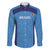 Custom Brazil Football Family Matching Long Sleeve Bodycon Dress and Hawaiian Shirt Vamos Selecao - Blue - Wonder Print Shop
