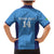 Custom Brazil Football Family Matching Mermaid Dress and Hawaiian Shirt Vamos Selecao - Blue - Wonder Print Shop