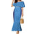 Custom Brazil Football Family Matching Mermaid Dress and Hawaiian Shirt Vamos Selecao - Blue - Wonder Print Shop
