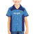 Custom Brazil Football Family Matching Mermaid Dress and Hawaiian Shirt Vamos Selecao - Blue - Wonder Print Shop