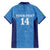 Custom Brazil Football Family Matching Puletasi and Hawaiian Shirt Vamos Selecao - Blue - Wonder Print Shop