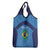 Custom Brazil Football Grocery Bag Vamos Selecao - Blue
