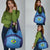 Custom Brazil Football Grocery Bag Vamos Selecao - Blue