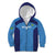 Custom Brazil Football Kid Hoodie Vamos Selecao - Blue - Wonder Print Shop