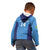 Custom Brazil Football Kid Hoodie Vamos Selecao - Blue - Wonder Print Shop
