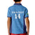 Custom Brazil Football Kid Polo Shirt Vamos Selecao - Blue - Wonder Print Shop