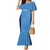 Custom Brazil Football Mermaid Dress Vamos Selecao - Blue - Wonder Print Shop
