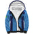 Custom Brazil Football Sherpa Hoodie Vamos Selecao - Blue - Wonder Print Shop
