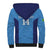 Custom Brazil Football Sherpa Hoodie Vamos Selecao - Blue - Wonder Print Shop