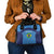 Custom Brazil Football Shoulder Handbag Vamos Selecao - Blue