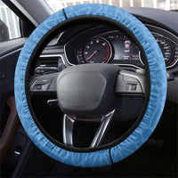 Brazil Football Steering Wheel Cover Vamos Selecao - Blue - Wonder Print Shop