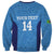 Custom Brazil Football Sweatshirt Vamos Selecao - Blue - Wonder Print Shop