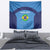Custom Brazil Football Tapestry Vamos Selecao - Blue - Wonder Print Shop