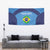 Custom Brazil Football Tapestry Vamos Selecao - Blue - Wonder Print Shop